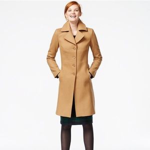 Tommy Hilfiger Single-breasted Walker Coat - Camel